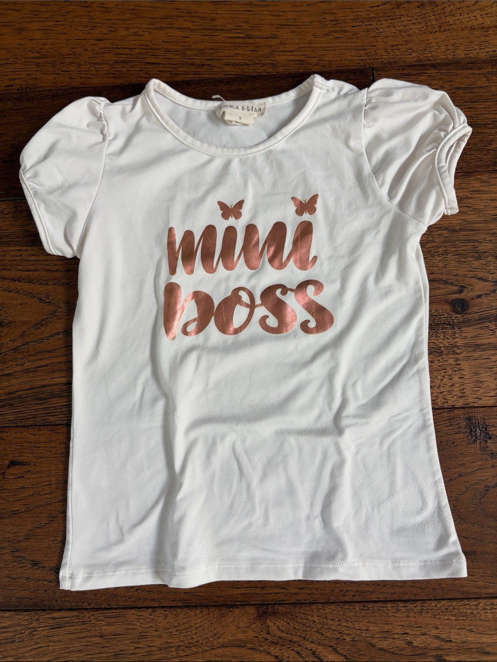 3 for $12 💚 Mini Boss Short Sleeve Top